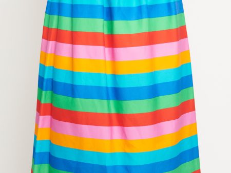 Rainbow Silk Blend Preowned Skirt Online