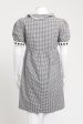 Monochrome Cotton Gingham Preowned Smock Dress Online Hot Sale