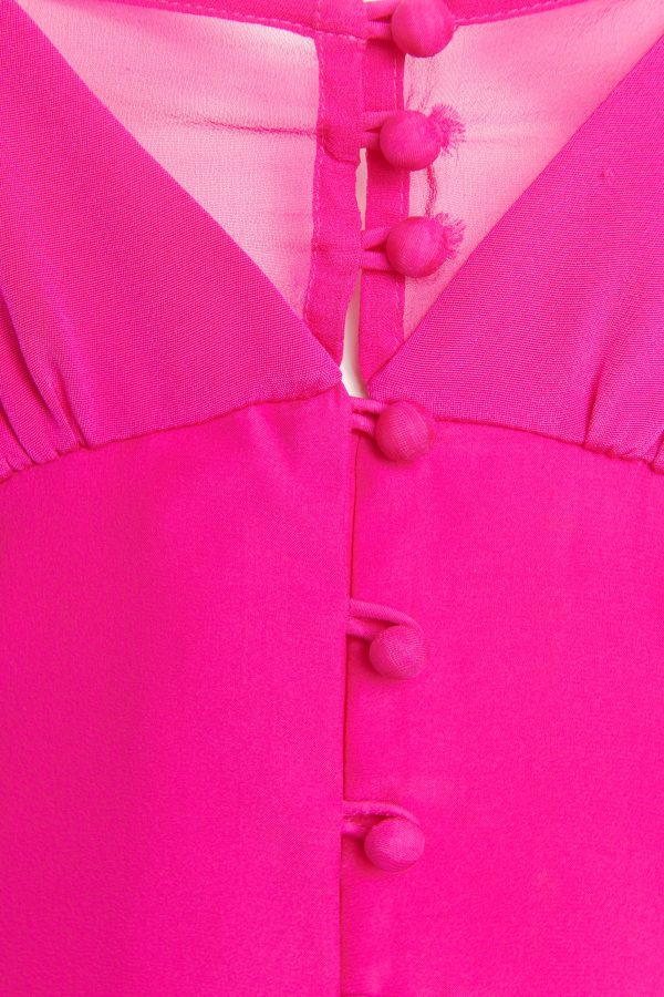 Paulina Fuchsia Preowned Dress Hot on Sale