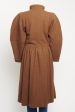 1980 s Brown Wool Preowned Coat Fashion