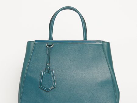 Blue Leather Medium 2Jours Preowned Bag Discount