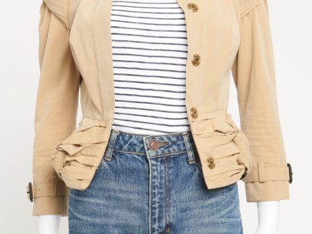 Beige Trench Jacket Sale