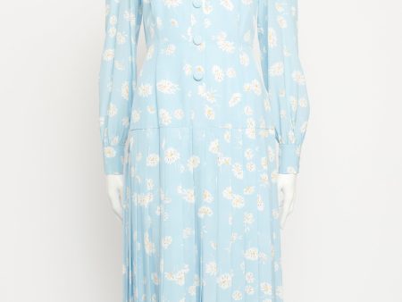 Floral Silk Shirt Preowned Dress For Cheap