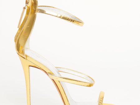 Zanotti Harmony Three Strap Preowned 120 Sandal Hot on Sale