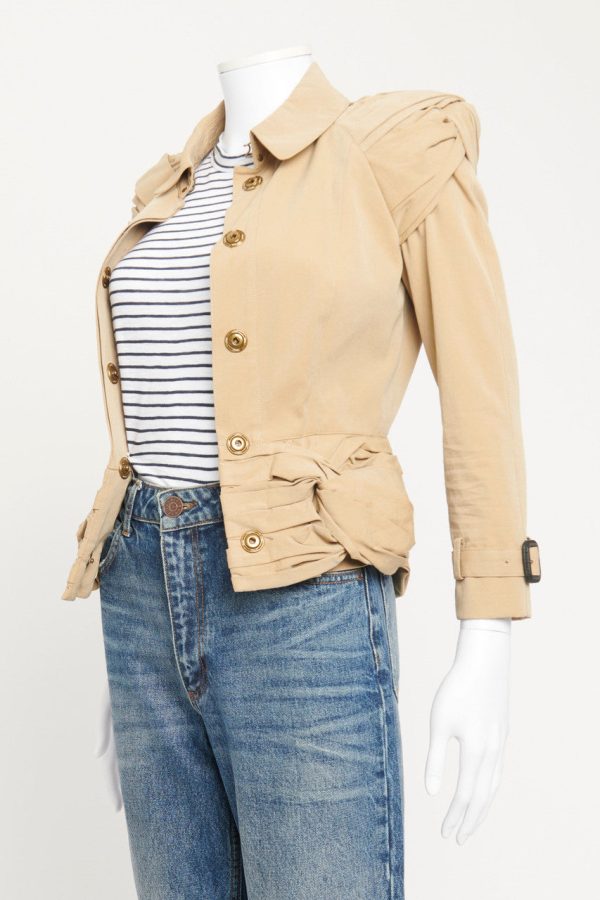 Beige Trench Jacket Sale