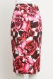 2019 Cotton Rose Print Aline Preowned Skirt Fashion