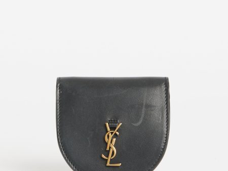 Black Leather Preowned Kaia Baby Cross-body Purse Bag For Sale