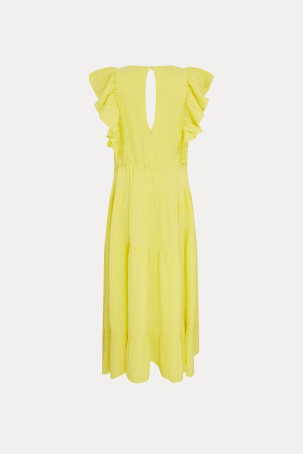 Lemon Klara V-Neck Maxi Dress Fashion