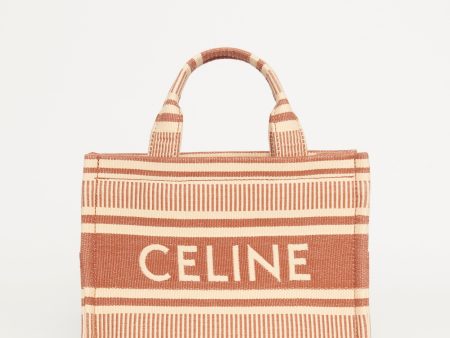 2024 Terracotta Small Thais Preowned Canvas Tote For Discount