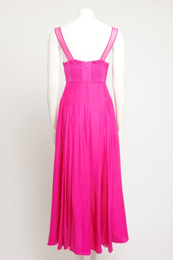 Paulina Fuchsia Preowned Dress Hot on Sale