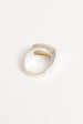 18K Tronchetto Mother of Pearl Preowned Ring Fashion