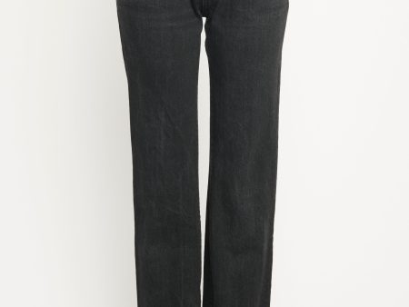 2021 Ebony Denim Preowned Straight Leg Jeans Online