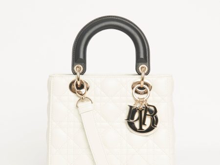 2024 Lambskin Monochrome Preowned Lady Dior Cheap