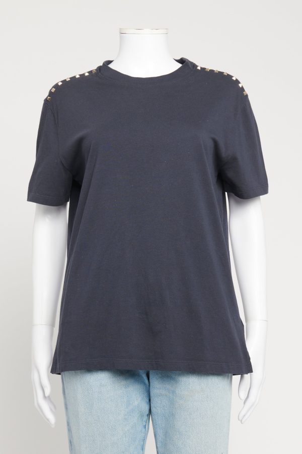 Blue Preowned Rockstud T-Shirt Online now