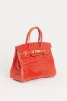 2015 Shiny Geranium Niloticus Preowned Birkin 30 With Gold Hardware Sale